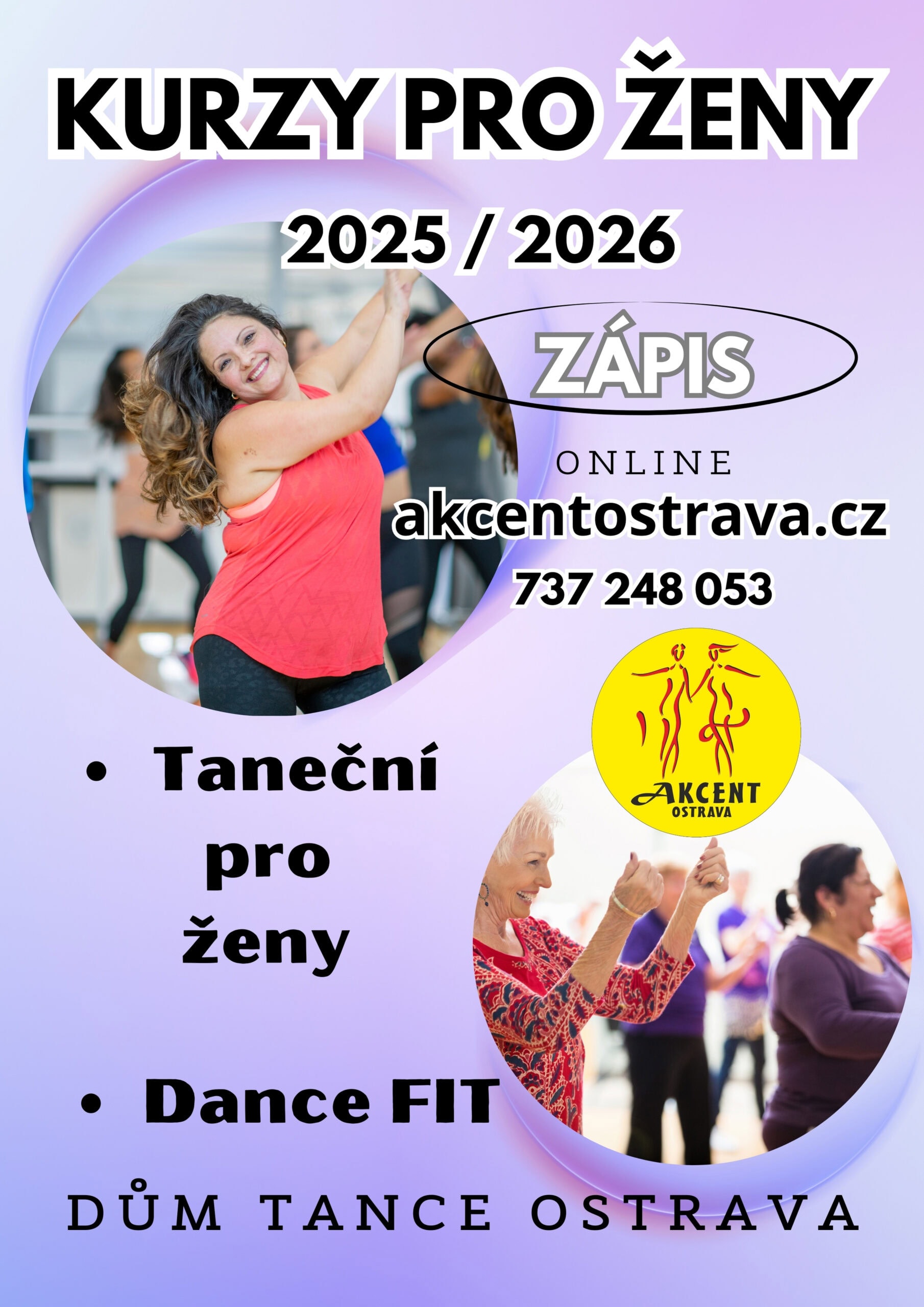 Kurzy pro ženy – DANCE FIT a TANEČNÍ PRO ŽENY